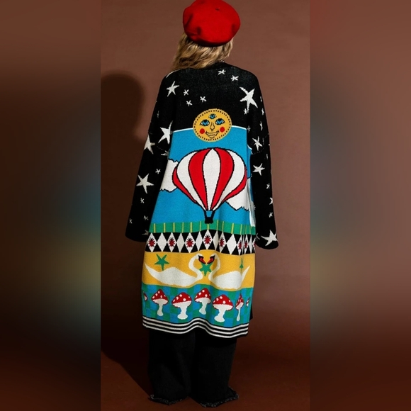Dresses In Lala Dreamland Longline Blanket Cardigan Size S/M - Picture 2 of 4